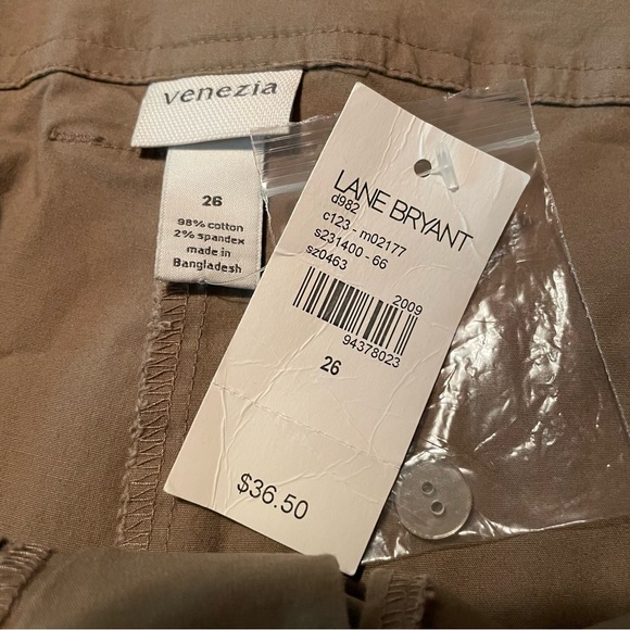 Lane Bryant Camel Colored Tie Belt Front Skort Women’s Size 26 - Picture 7 of 7
